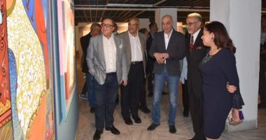 The opening of 3 exhibitions at the Al -Jazeera Center for the Arts, including visual spirituality by Hamdi Abu Al -Maati