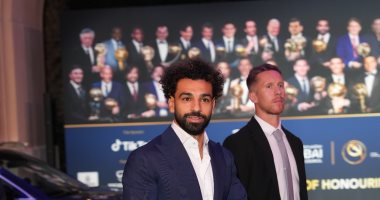 Mohamed Salah arrives in the Globe Soccer Awards 2022