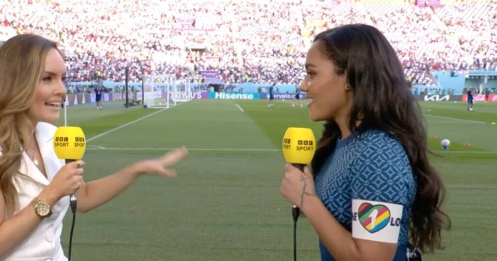 BBC presenter wears One Love armband, defies FIFA at Qatar WC