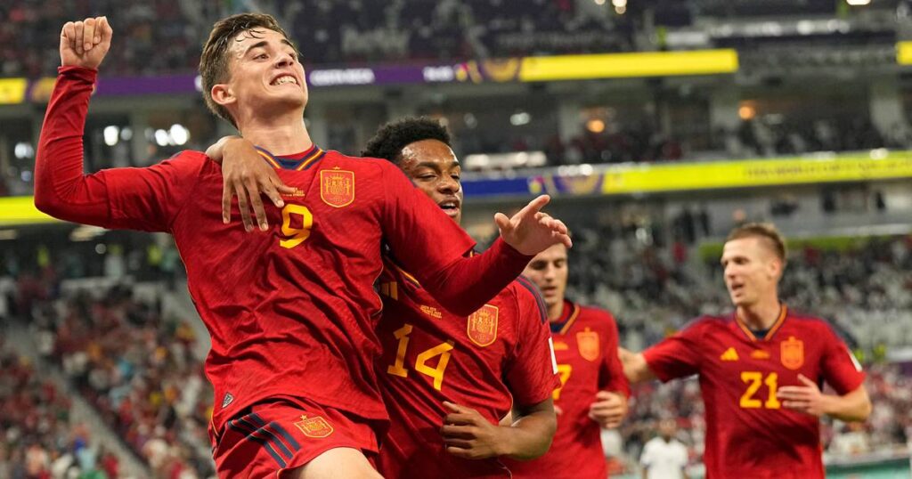 Teen Gavi leads Spain to rout of Costa Rica at FIFA World Cup