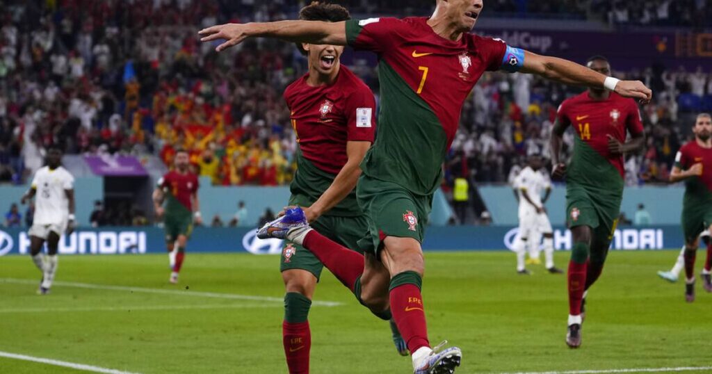 Ronaldo makes World Cup history as Portugal beat Ghana in thriller