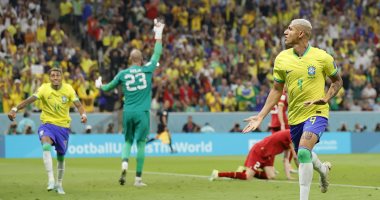 Brazil against Serbia .. Richarler Sielson is the best scorer for Samba since his first appearance in 2018