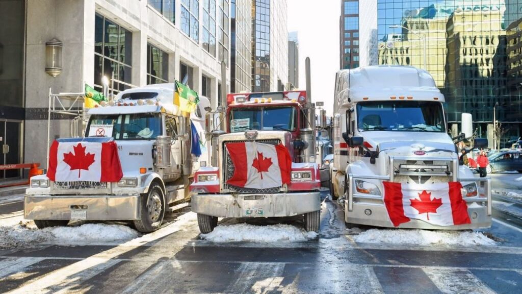 Canada uses the emergency law against truck drivers … and Justin Trudeau justifies